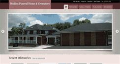 Desktop Screenshot of mullinsfuneralhome.com